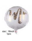 1 sztuk Bride Groom Wedding dekoracyjne balony foliowe małżeństwo chłopiec dziewczyna miłość okrągłe z helem walentynki Event Pa