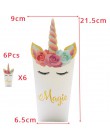 1 zestaw impreza jednorożec dostarcza różowa tęczowa opaska jednorożec Banner płyta balon serwetka Cupcake Wrapper Baby Shower d