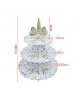 1 zestaw impreza jednorożec dostarcza różowa tęczowa opaska jednorożec Banner płyta balon serwetka Cupcake Wrapper Baby Shower d