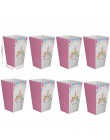 1 zestaw impreza jednorożec dostarcza różowa tęczowa opaska jednorożec Banner płyta balon serwetka Cupcake Wrapper Baby Shower d