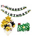 1 zestaw ciągnik budowlany temat nadmuchiwane balony ciężarówka pojazd banery ciasto wystrój Baby Shower chłopcy materiały urodz