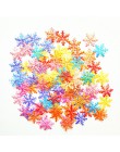 CRLEY 300 sztuk ozdoba świąteczna śnieżynka Xmas urodziny dekoracja na przyjęcie ślubne Handmade Home Decor kolorowe akcesoria b