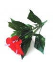Anthurium, zielone doniczkowe anthurium kwiaty kryty zielone rośliny balkon biura na biurko sztuczne kwiaty bonsai