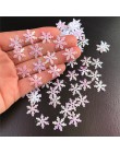 CRLEY 300 sztuk ozdoba świąteczna śnieżynka Xmas urodziny dekoracja na przyjęcie ślubne Handmade Home Decor kolorowe akcesoria b