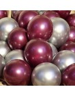 12 sztuk/partia różowy lateksowy balon chrom złoty srebrny złoty chrom metaliczny ślub dla przyszłej panny młodej Theme Party Ai
