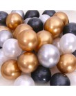 12 sztuk/partia różowy lateksowy balon chrom złoty srebrny złoty chrom metaliczny ślub dla przyszłej panny młodej Theme Party Ai