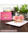 3D karty kirigami upominki na dzień matki karty kocham mamę goździki bukiety kwiatowe kartki z życzeniami dla matki kartka urodz