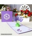 3D karty kirigami upominki na dzień matki karty kocham mamę goździki bukiety kwiatowe kartki z życzeniami dla matki kartka urodz