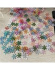 CRLEY 300 sztuk ozdoba świąteczna śnieżynka Xmas urodziny dekoracja na przyjęcie ślubne Handmade Home Decor kolorowe akcesoria b