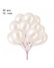 30 sztuk/partia 10 Cal perła złoto srebro czarne lateksowe balony urodziny dekoracje weselne Air Helium Globos akcesoria do upom