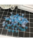 CRLEY 300 sztuk ozdoba świąteczna śnieżynka Xmas urodziny dekoracja na przyjęcie ślubne Handmade Home Decor kolorowe akcesoria b