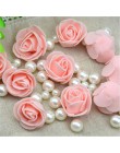 100 sztuk/partia Mini róża z pianki polietylenowej głowy sztuczne Handmade DIY ślub dekoracja domu zaopatrzenie firm fałszywe kw