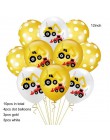 1 zestaw ciągnik budowlany temat nadmuchiwane balony ciężarówka pojazd banery ciasto wystrój Baby Shower chłopcy materiały urodz