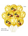 1 zestaw ciągnik budowlany temat nadmuchiwane balony ciężarówka pojazd banery ciasto wystrój Baby Shower chłopcy materiały urodz