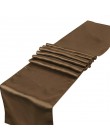 23 kolory satynowe bieżniki 12 "x 108" /30cm x 275cm na wesele dekoracje domu krzesło Sash Bow obrus obrus
