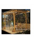 Boże narodzenie 3M X 3M 304 kurtyna girlanda żarówkowa Led Lights Xmas Garland ozdoby choinkowe dla domu noworoczne dekoracje na