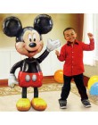 114cm Giant Mickey Minnie Mouse balon kreskówka folia balon na przyjęcie urodzinowe dla dzieci dekoracje na imprezę urodzinową d