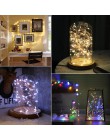 DIY dekoracje na wesele i przyjęcie miedziany przewód świetlny halloween boże narodzenie urodziny impreza jednorożec lampki Garl