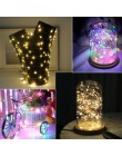 DIY dekoracje na wesele i przyjęcie miedziany przewód świetlny halloween boże narodzenie urodziny impreza jednorożec lampki Garl