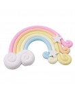 9 sztuk/paczka kolor losowe piękne tęczowe chmury Cupcake ozdoba na wierzch tortu ciasto flagi deser ozdoba do pieczenia na ślub