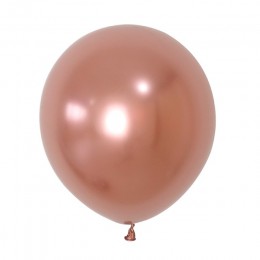 100 szt. Różowe złoto chromowane metalowe lateksowe balony z helem Baby Shower ślubna dekoracja urodzinowa dla dzieci Balon powi