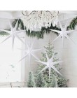 1pc 60cm duże DIY siedem kąt papierowe gwiazdki ozdoby choinkowe Home Decor wiszące latarnia bożonarodzeniowa okno kominek wystr