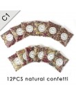 100% naturalne konfetti ślubne ELOMAN suszone płatki kwiatów pop dekoracja weselna i imprezowa biodegradowalny płatek róży konfe