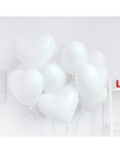 10/20 sztuk czerwony różowy biały miłość w kształcie serca lateksowe balony ślub helem walentynki prezenty urodzinowe nadmuchiwa