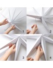 1pc 60cm duże DIY siedem kąt papierowe gwiazdki ozdoby choinkowe Home Decor wiszące latarnia bożonarodzeniowa okno kominek wystr