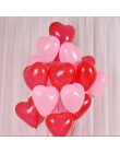 10/20 sztuk czerwony różowy biały miłość w kształcie serca lateksowe balony ślub helem walentynki prezenty urodzinowe nadmuchiwa