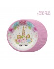 Dla dzieci urodziny jednorożec strona dekoracji jednorożec róg ciasto topper opaska do włosów ślub baby shower party supplies 1s