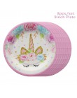Dla dzieci urodziny jednorożec strona dekoracji jednorożec róg ciasto topper opaska do włosów ślub baby shower party supplies 1s