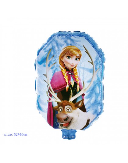 1pc Cartoon księżniczka syrenka z balonów foliowych Baby shower dziewczyna nadmuchiwane helem Globos dzieci dekoracje na przyjęc