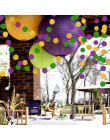 Dekoracje ślubne 4M złoto srebro gwiazda okrągły kształt girlandy papierowe Baby Shower dekoracje na imprezę urodzinową dla dzie