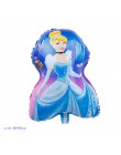 1pc Cartoon księżniczka syrenka z balonów foliowych Baby shower dziewczyna nadmuchiwane helem Globos dzieci dekoracje na przyjęc