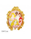 1pc Cartoon księżniczka syrenka z balonów foliowych Baby shower dziewczyna nadmuchiwane helem Globos dzieci dekoracje na przyjęc