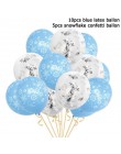 15 sztuk boże narodzenie śnieżynka balony śnieg urodziny temat balon do konfetti dzieci zabawki Xmas przyjęcie noworoczne dostaw