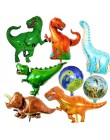 11 sztuk chłopcy urodziny Dino Party dinozaur folia konfetti do balonów lateksowe balony Dino balon powietrza Globos Baby Shower