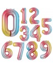 2 sztuk 40 cal róża złota cyfra folia balony z helem 18 20 21 30 50 lat cyfrowy manometr piłki dla dorosłych dekoracje na przyję