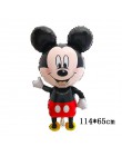 114cm Giant Mickey Minnie Mouse balon kreskówka folia balon na przyjęcie urodzinowe dla dzieci dekoracje na imprezę urodzinową d
