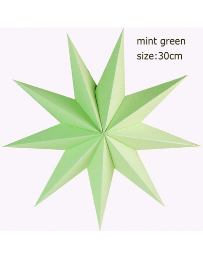 1pc 60cm duże DIY siedem kąt papierowe gwiazdki ozdoby choinkowe Home Decor wiszące latarnia bożonarodzeniowa okno kominek wystr