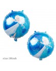 1pc Cartoon księżniczka syrenka z balonów foliowych Baby shower dziewczyna nadmuchiwane helem Globos dzieci dekoracje na przyjęc