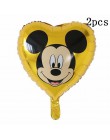 114cm Giant Mickey Minnie Mouse balon kreskówka folia balon na przyjęcie urodzinowe dla dzieci dekoracje na imprezę urodzinową d