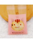 50 sztuk/partia Cute Heart Theme cukierki Cookie torby ślubne cukierki na przyjęcie urodzinowe Buscuit worek do pakowania świąte