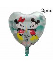 114cm Giant Mickey Minnie Mouse balon kreskówka folia balon na przyjęcie urodzinowe dla dzieci dekoracje na imprezę urodzinową d