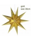 1pc 60cm duże DIY siedem kąt papierowe gwiazdki ozdoby choinkowe Home Decor wiszące latarnia bożonarodzeniowa okno kominek wystr