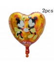 114cm Giant Mickey Minnie Mouse balon kreskówka folia balon na przyjęcie urodzinowe dla dzieci dekoracje na imprezę urodzinową d