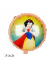 1pc Cartoon księżniczka syrenka z balonów foliowych Baby shower dziewczyna nadmuchiwane helem Globos dzieci dekoracje na przyjęc