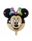 114cm Giant Mickey Minnie Mouse balon kreskówka folia balon na przyjęcie urodzinowe dla dzieci dekoracje na imprezę urodzinową d
