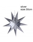 1pc 60cm duże DIY siedem kąt papierowe gwiazdki ozdoby choinkowe Home Decor wiszące latarnia bożonarodzeniowa okno kominek wystr
